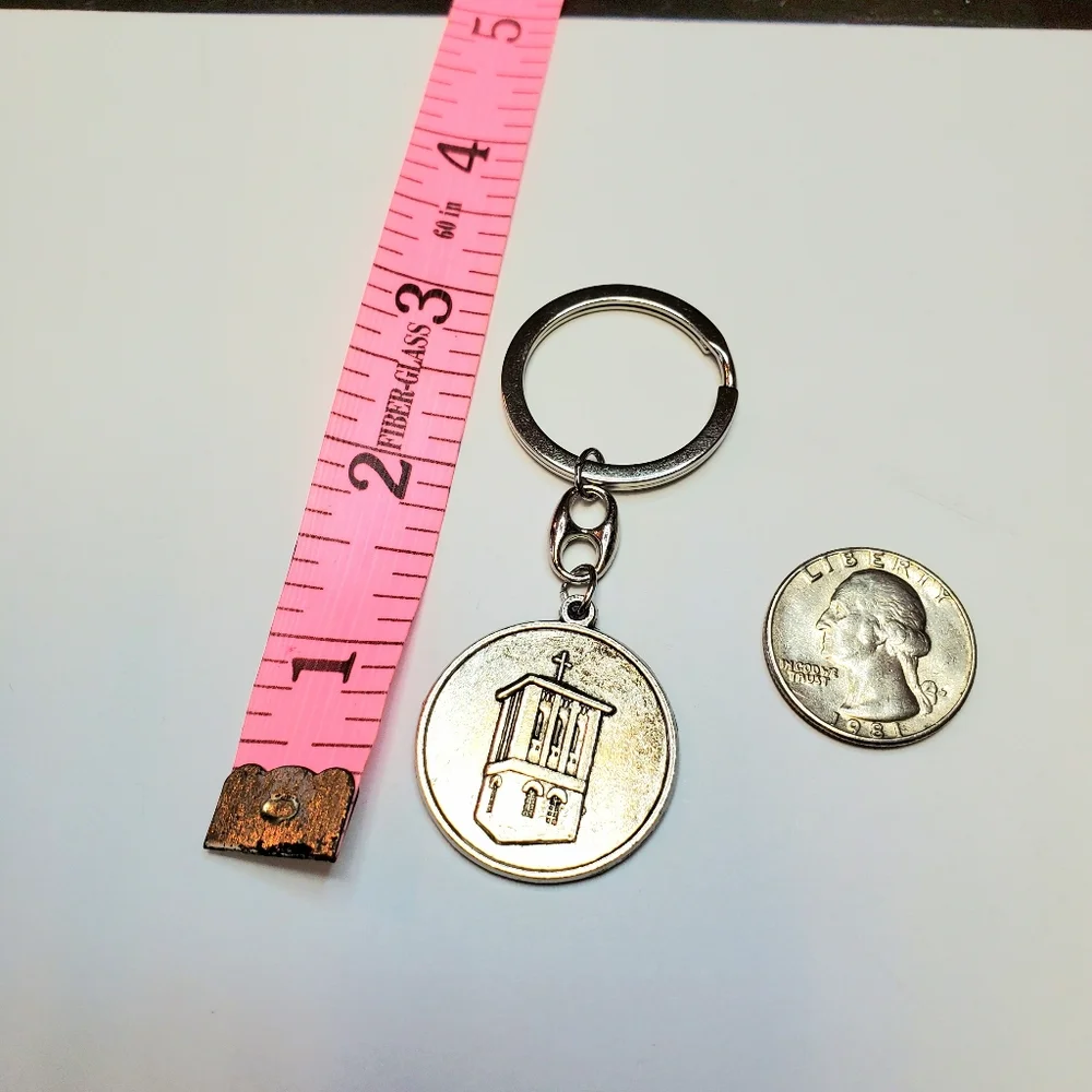Saint Peregrine key chain
